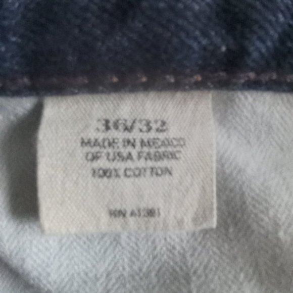 Polo Ralph Lauren classic dark wash Denim Jeans Size 36/32 - Picture 4 of 11